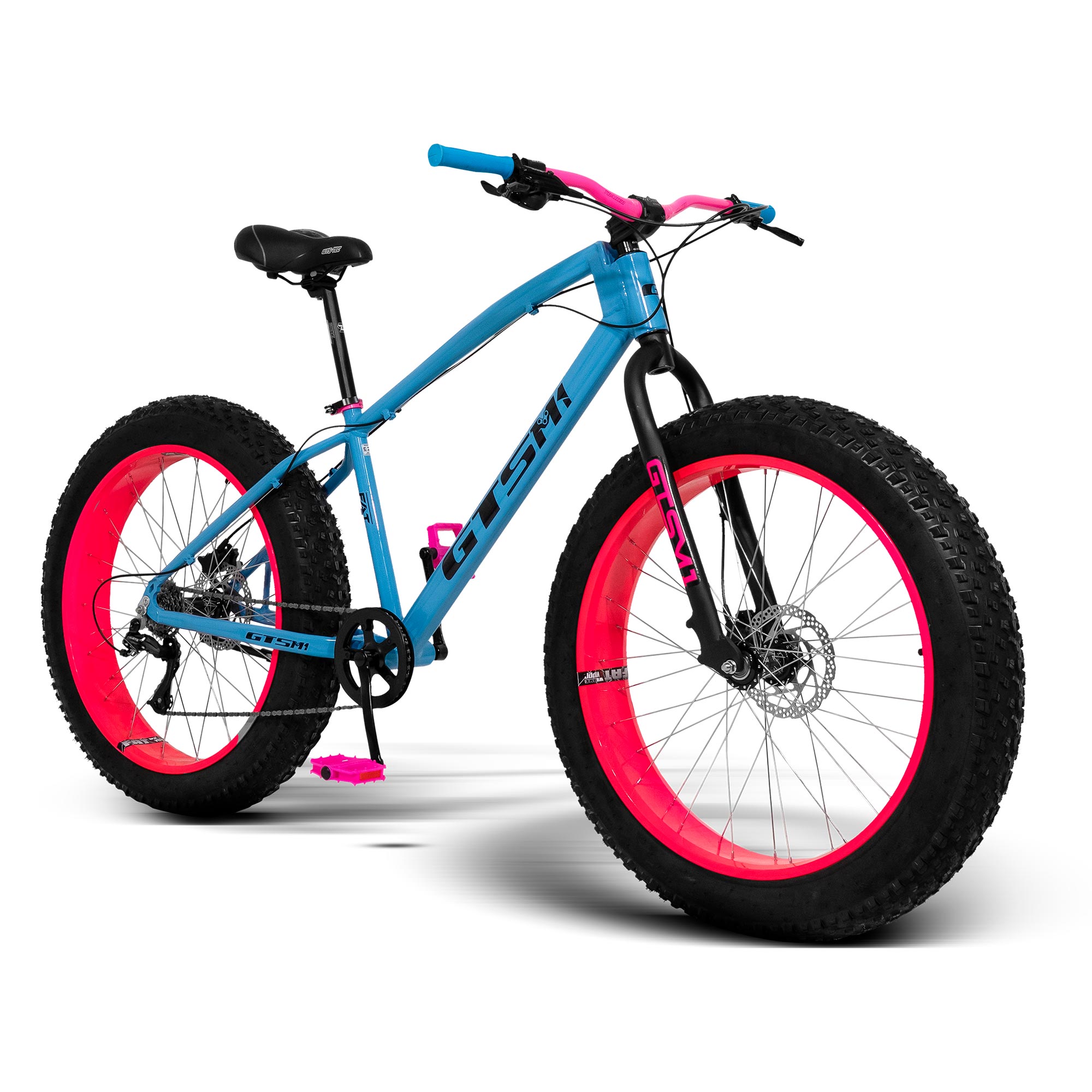 Bicicleta 26 GTS M1 Fat Bike Freio Hidráulico 7v I-Vtec FAT COLOR