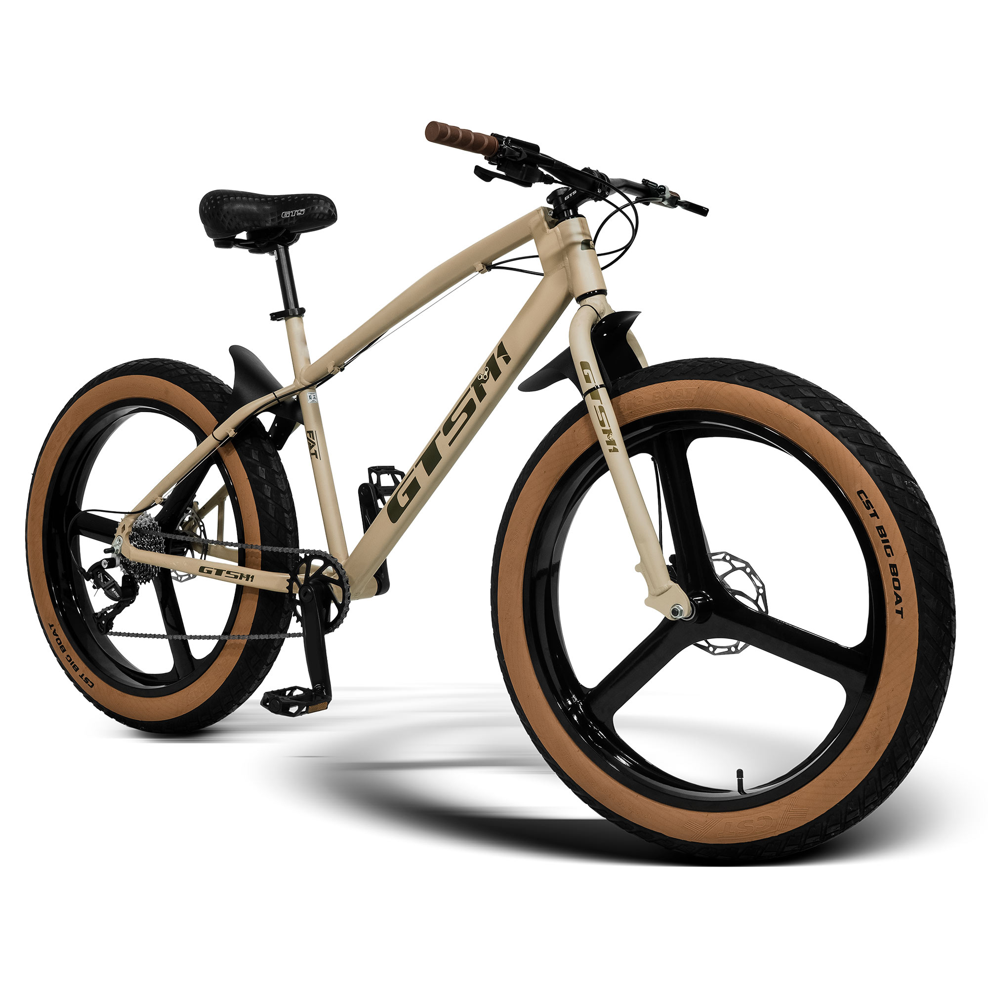 Bicicleta 26 Gts M1 Fat Bike Freio Hidráulico Mx9 I-vtec Magnésio