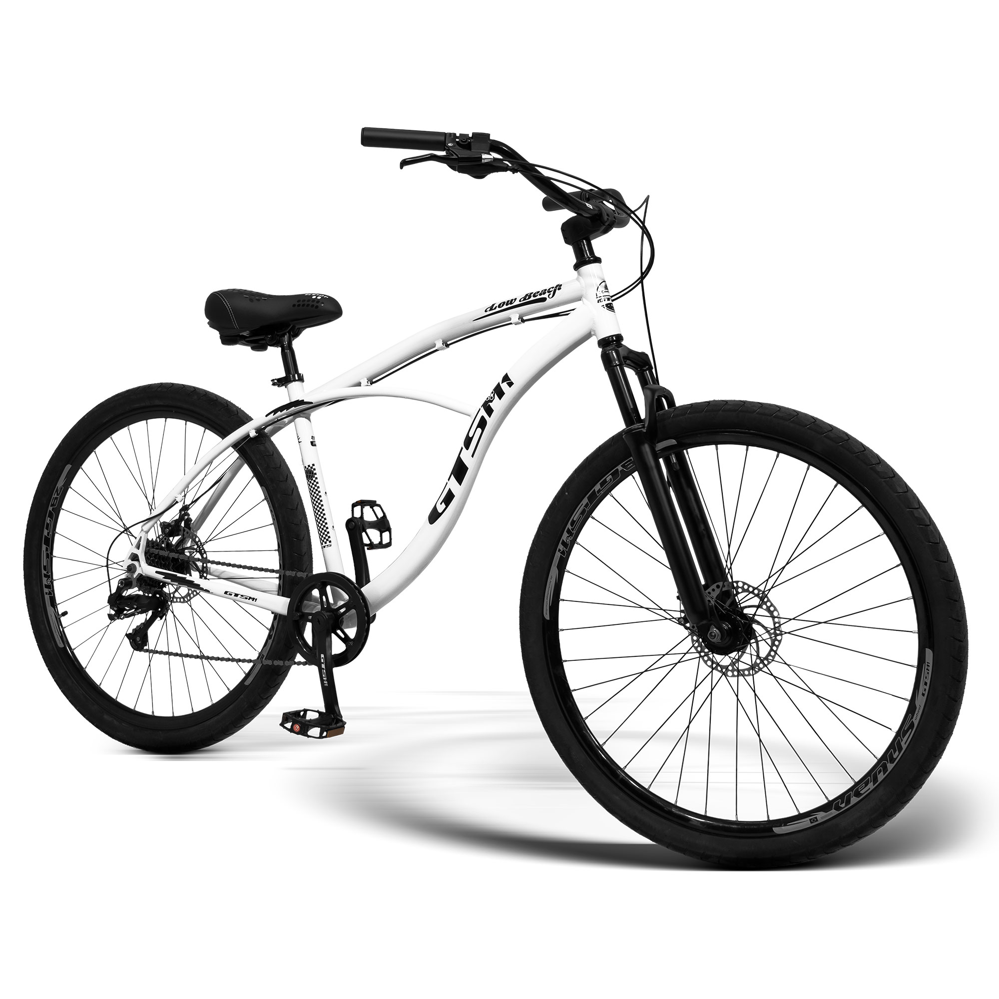 Bicicleta Aro 29 GTSM1 Low Beach Surf 7V com Freio a Disco - Conforto e Performance