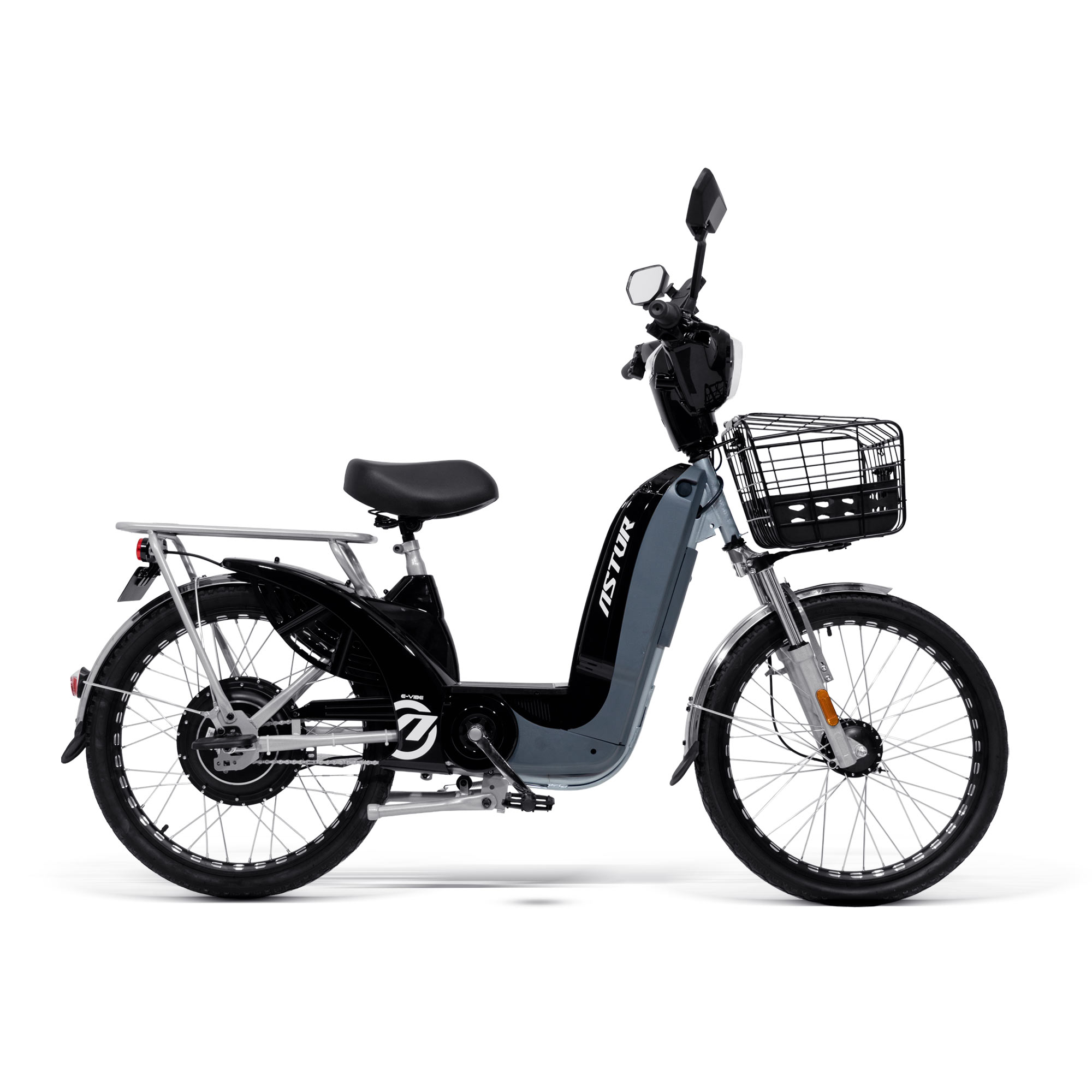 Bicicleta Elétrica Astur 800w com Acelerador E-Vibe 48V 15AH - Mobilidade Sustentável e Praticidade