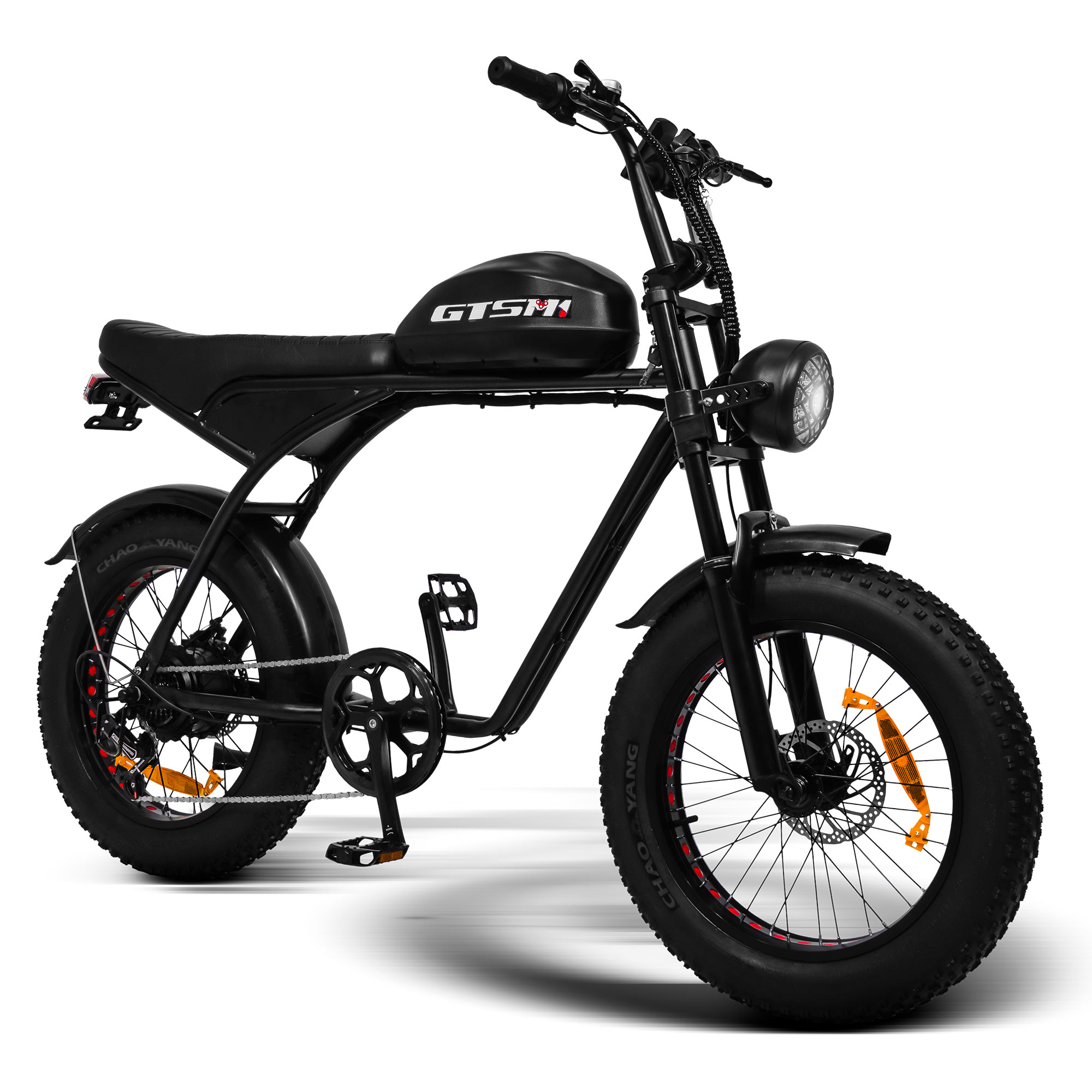 Bicicleta Elétrica GTS TANK 500W com Bateria 48V 20AH e Pneus Off-Road
