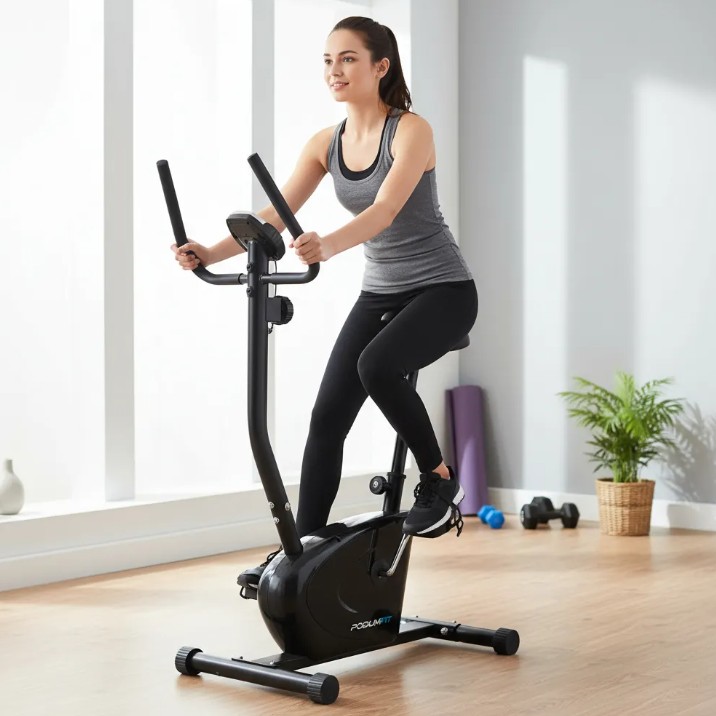 Bicicleta Ergométrica PodiumFit V90 - Magnética - 8 cargas = PROMOCAO UNICA =