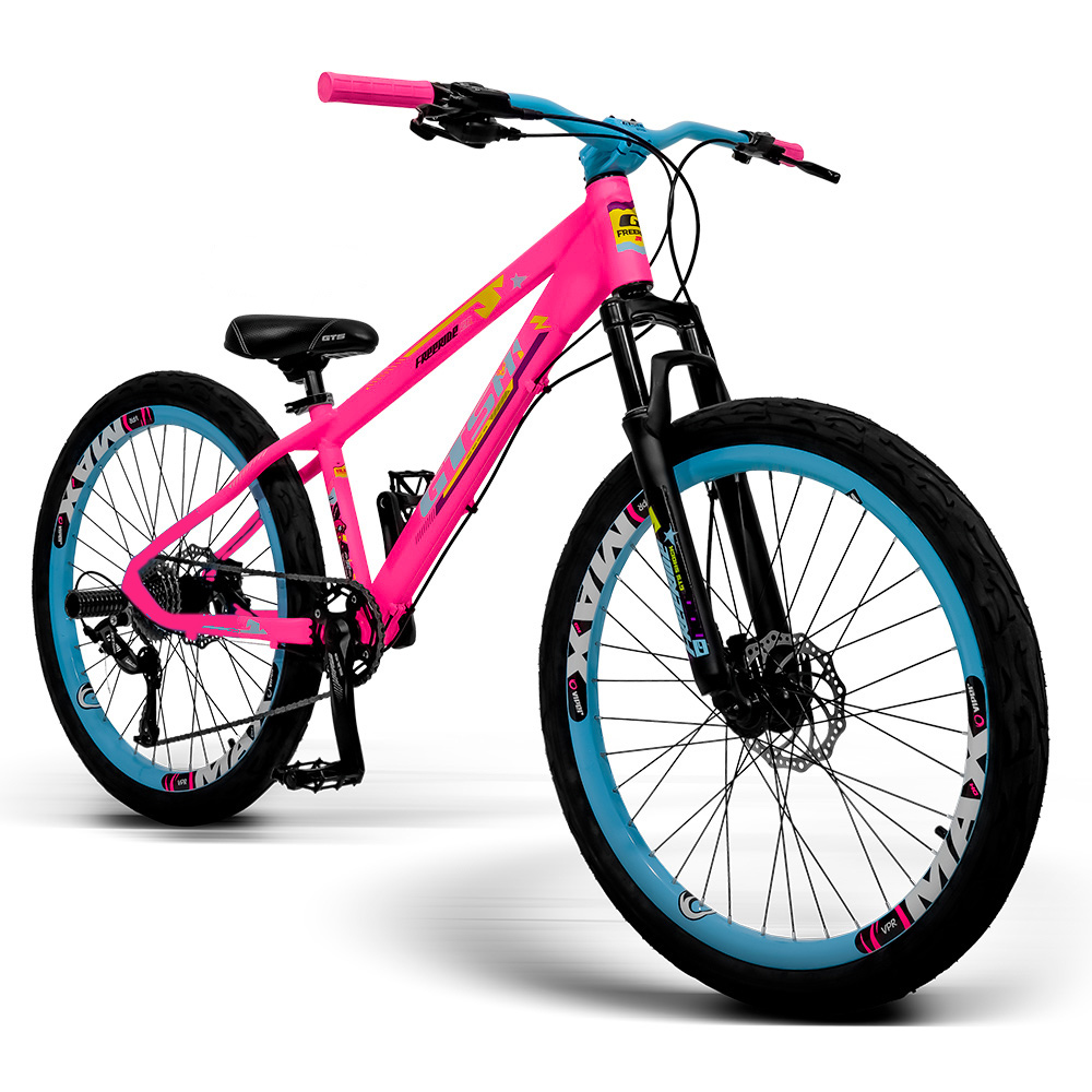Bicicleta Freeride GTS Aro 26 com Freio Hidráulico e 9 Marchas - Alta Performance e Controle