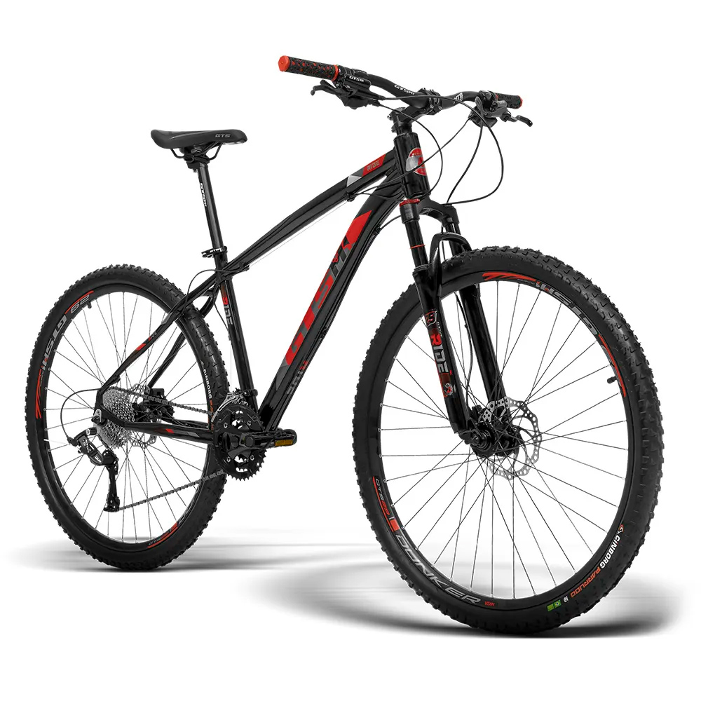 Bicicleta GTS Aro 29 Freio a Disco Hidráulico Câmbio Gtsm1 TSI9 27 Marchas e Amortecedor Com Trava | GTS M1 Ride New 2022