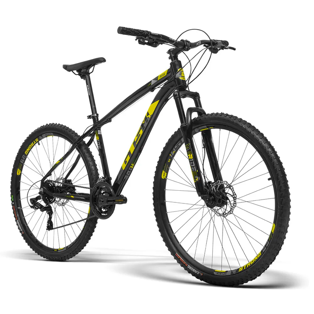 Bicicleta GTS Aro 29 Freio a Disco Hidráulico Cubo K7 Câmbio Raphynus 24 Marchas e Amortecedor | GTS M1 Ride New 2022