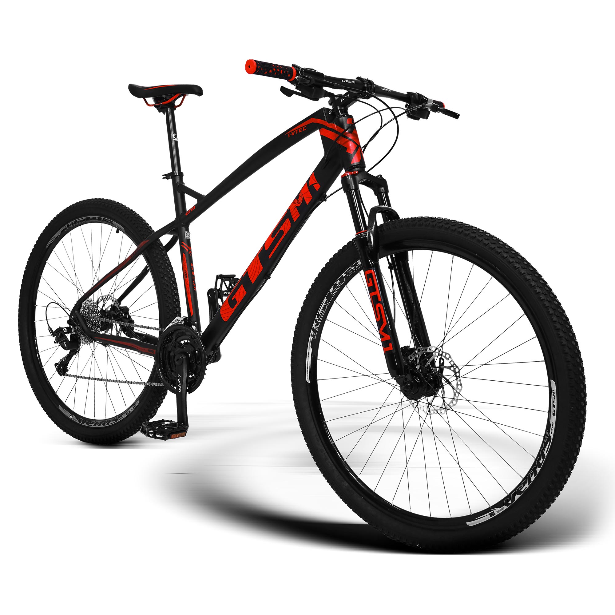 Bicicleta GTS Aro 29 Freio Hidráulico Câmbio mx9 27 Marchas e Amortecedor trava no ombro | GTS M1 I-Vtec MX9