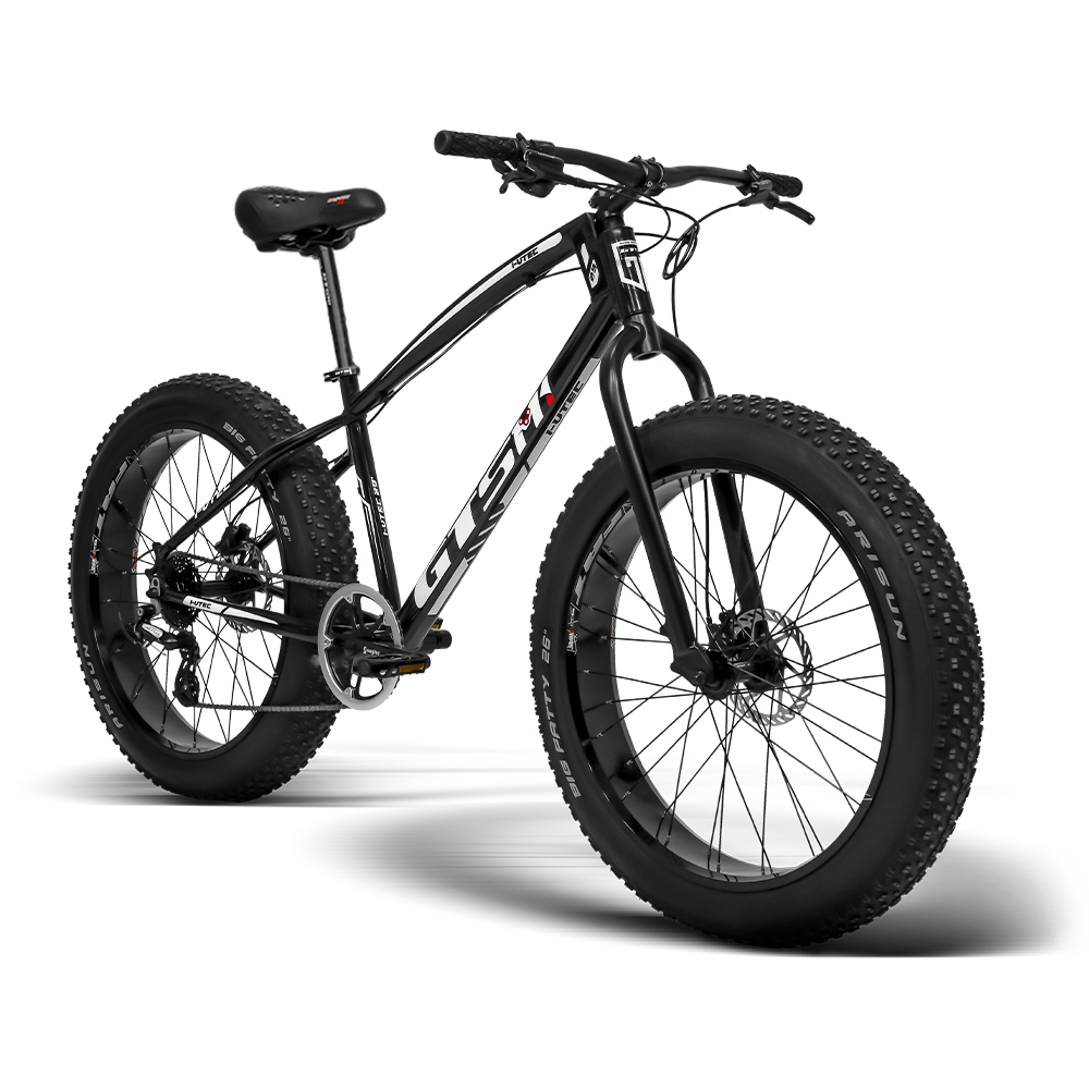 Bicicleta GTS Fat Bike Aro 26 com Freio a Disco Hidráulico Cambio Shimano Altus 8 Marchas | GTS M1 I-Vtec BIG FAT