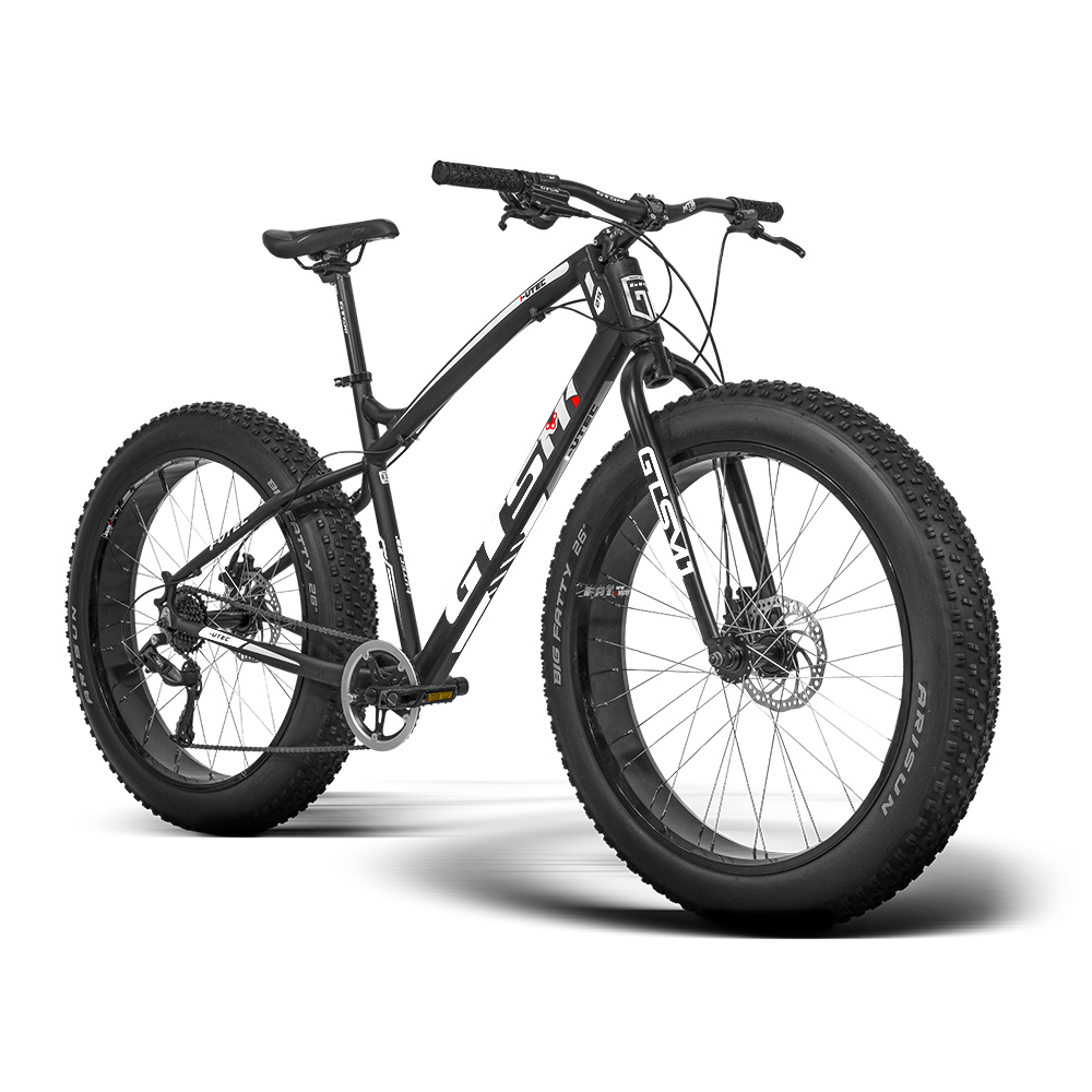 Bicicleta GTS Fat Bike Tsi 7 Aro 26 com Freio a Disco Hidráulico Cambio GTSM1 TSI 7 Marchas e Quadro de Alumínio | GTS M1 I-Vtec FAT