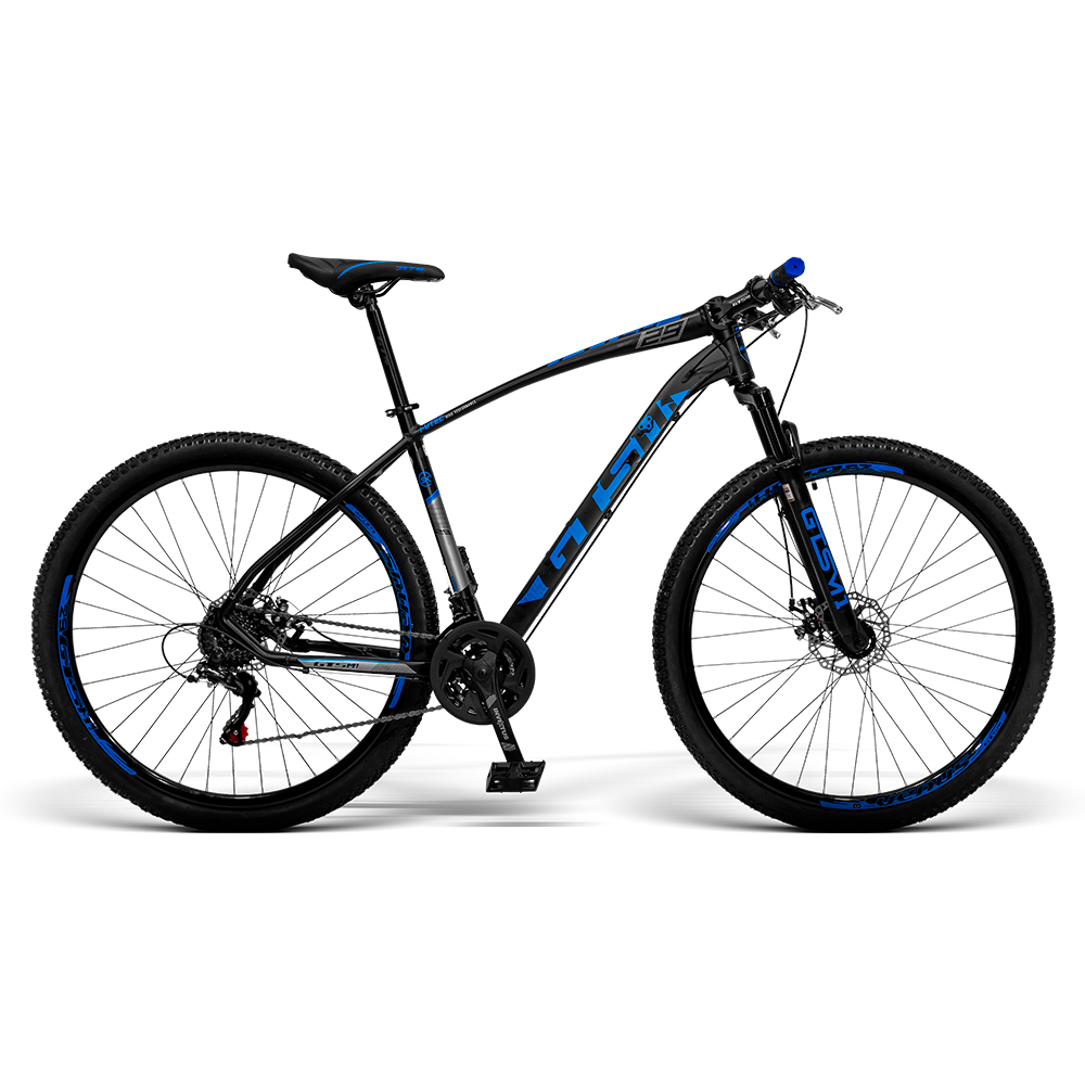 Bicicleta GTS M1 Freio Disco 21V Shimano Tourney Suspensão I-Vtec SX Lite