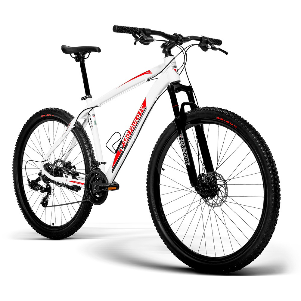 Bicicleta Oficial GTS M1 do São Paulo futebol Clube Aro 29 Freio a Disco Câmbio Shimano 21 Marchas e Amortecedor | GTS M1 São Paulo