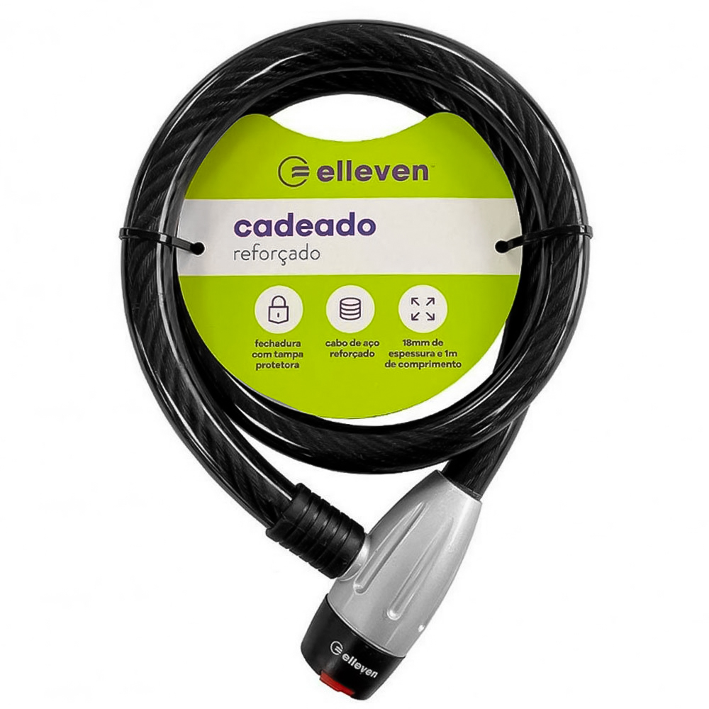 Cadeado Elleven 100x18mm com chave