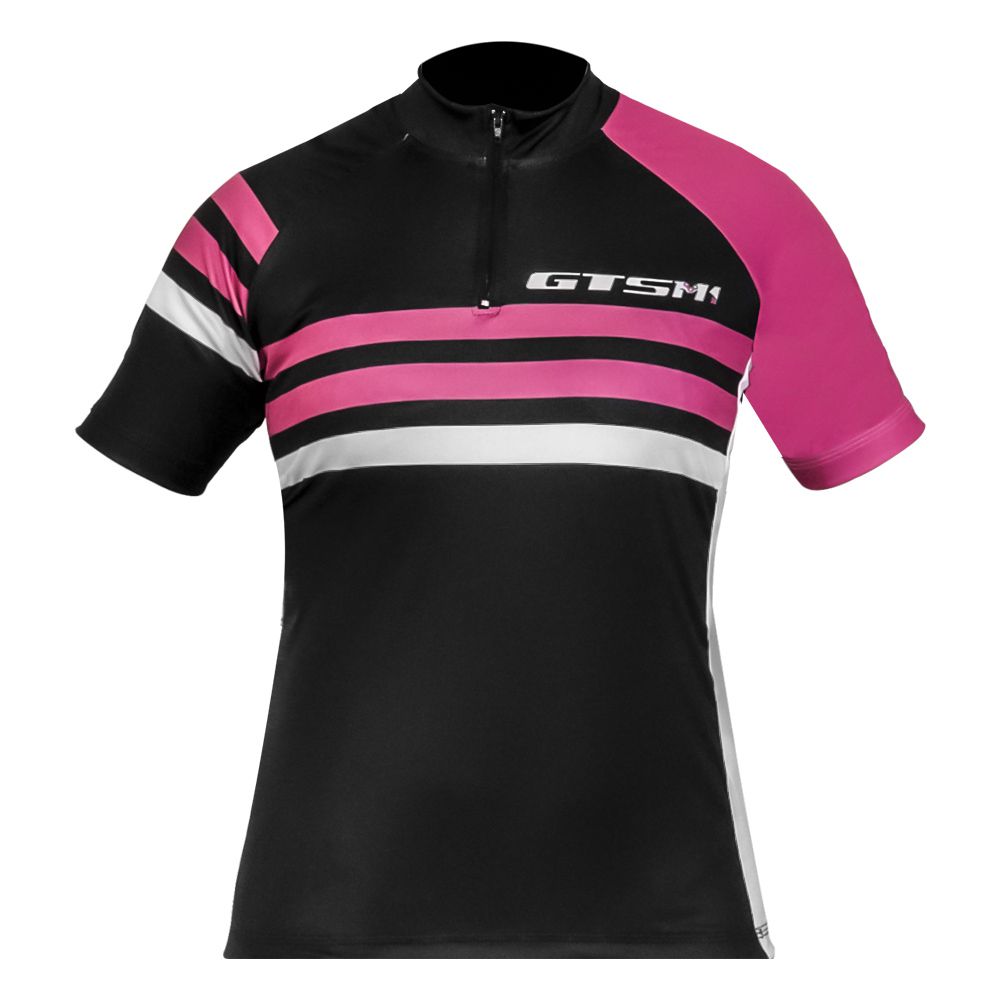 Camiseta Feminina Ciclista Gtsm1 Manga Curta com Proteção - UVA / UVB 50 FPS
