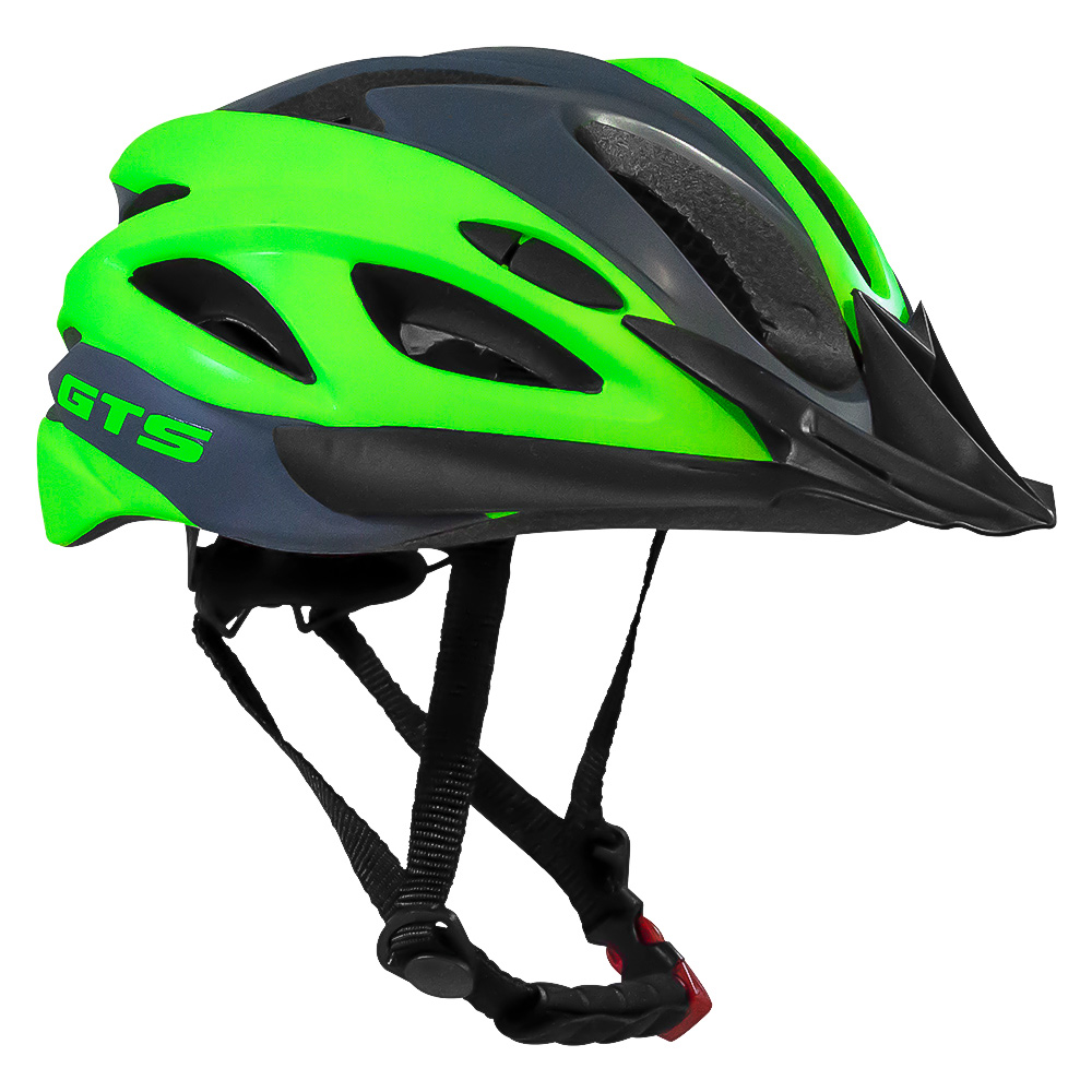Capacete ciclismo Gts Racing Series Com led.