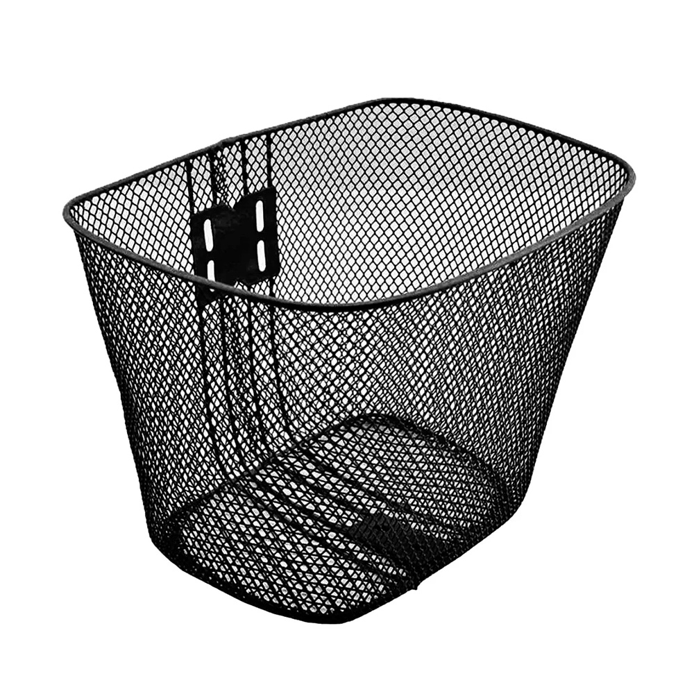 Cesta para Bicicleta Aço Preta