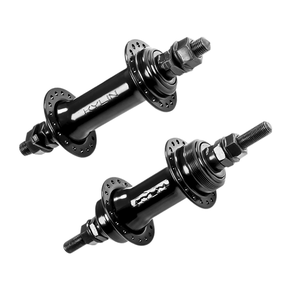 Cubo de Aço Preto Rosca 36 furos freio V-brake