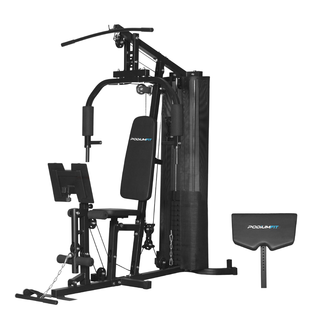 Estação Academia de Musculação Podiumfit ME500 [A Original] 80kg LegPress e Scott