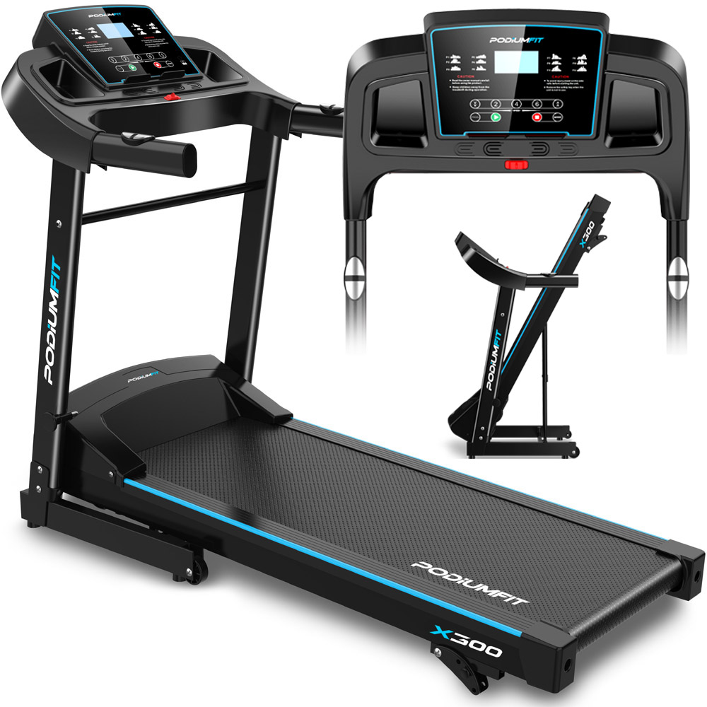 Esteira Eletrica Podiumfit X300 - Silenciosa - Dobrável - 12 km/h - 2.0 HPM