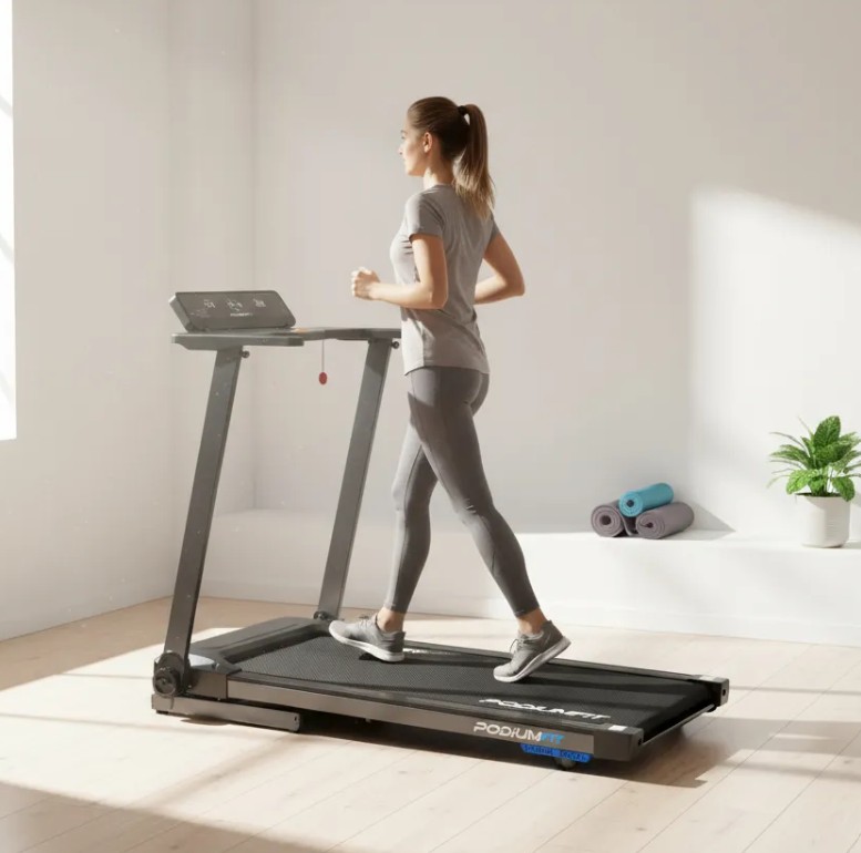 Esteira Eletrica Podiumfit X90 - Silenciosa - Dobrável - 12 km/h - 2.0 HPM