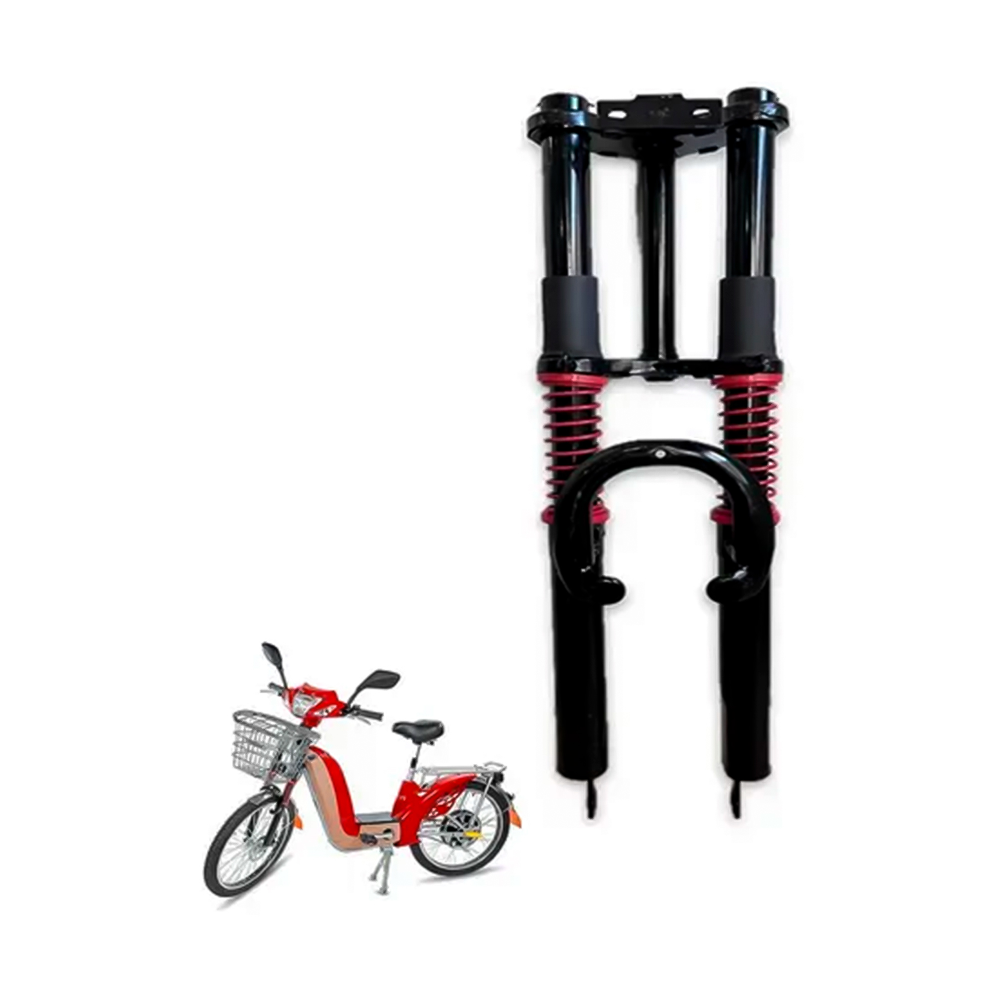 Garfo Dianteiro com Suspensão Bicicleta Elétrica Souza 350W