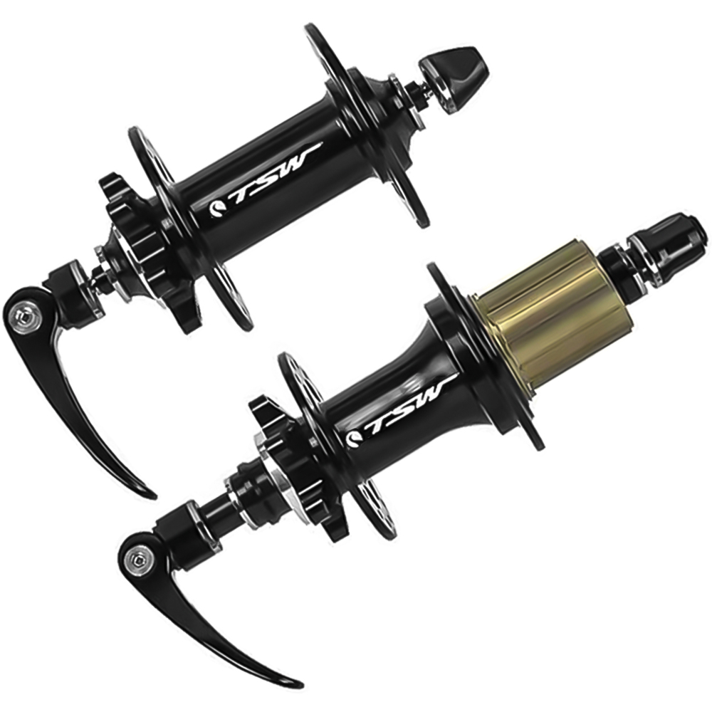 Par de Cubos Cassete 32 Furos Tsw Com Eixo Traseiro 12mm Dianteiro 9mm